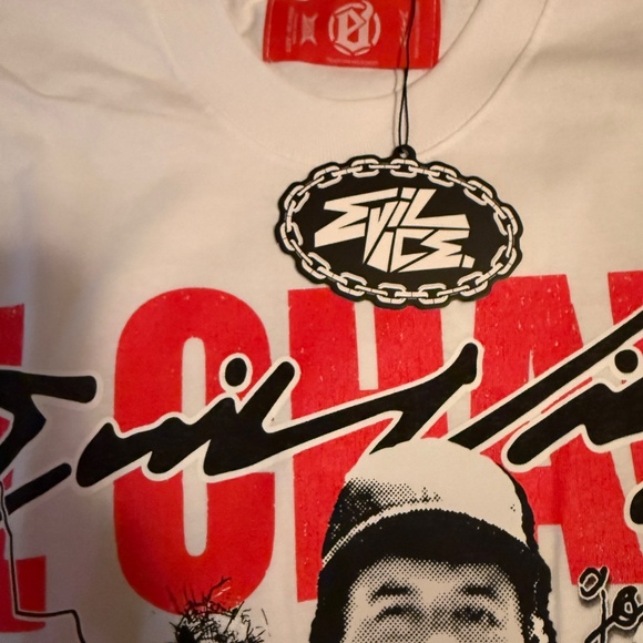 *Rare* Evil Vice Red Tag Exclusive “ El Chapo” Tee size XXL - Picture 3 of 6